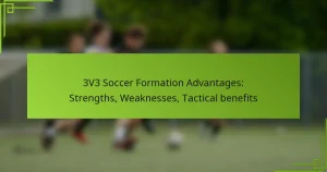 3V3 Soccer Formation Advantages: Strengths, Weaknesses, Tactical benefits