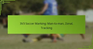 3V3 Soccer Marking: Man-to-man, Zonal, Tracking